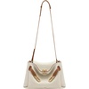 image:imageJW PEI Womens Rhea Pebbled Double Buckle Shoulder BagBrown Canvas