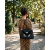 image:imageJW PEI Womens Rhea Pebbled Double Buckle Shoulder BagNavy Blue