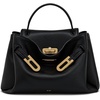 image:imageJW PEI Womens Rhea Small Pebbled Double Buckle Shoulder BagBlack