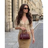 image:imageJW PEI Womens Rosalie Bowler Top Handle BagDark Burgundy