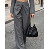 image:imageJW PEI Womens Rowan Ruched Drawstring Chain Bucket BagBlack
