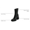 image:imageJW PEI Womens Saylor Round Toe Platform Ankle BootsBlack