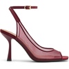 image:imageJW PEI Womens Serenity Open Toe Mesh Slingback SandalsBurgundy