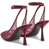 image:imageJW PEI Womens Serenity Open Toe Mesh Slingback SandalsBurgundy