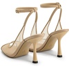 image:imageJW PEI Womens Serenity Open Toe Mesh Slingback SandalsKhaki
