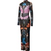 image:imageJW PEI Womens Sheer Butterfly and Beetle GownSinglelayered Mesh