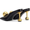 image:imageJW PEI Womens Sofia Angled Vamp Heel MulesBlack  Gold