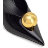image:imageJW PEI Womens Sofia Angled Vamp Heel MulesBlack  Gold