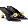 image:imageJW PEI Womens Sofia Angled Vamp Heel MulesBlack  Gold