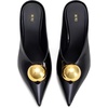 image:imageJW PEI Womens Sofia Angled Vamp Heel MulesBlack  Gold