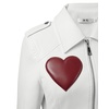 image:imageJW PEI Womens Sophie Cropped Leather JacketWhite  Red