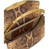image:imageJW PEI Womens Sylvie Snake Print HalfMoon Top Handle BagYellowish Brown