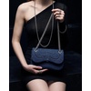 image:imageJW PEI Womens Tina Quilted Chain CrossbodyBlue Denim