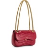 image:imageJW PEI Womens Tina Quilted Chain CrossbodyClaret