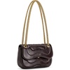 image:imageJW PEI Womens Tina Quilted Chain CrossbodyDeep Claret Brown