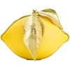 image:imageJW PEI Womens Tori Vegan Leather Metal Structure Clutch  Lemon Yellow