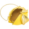 image:imageJW PEI Womens Tori Vegan Leather Metal Structure Clutch  Lemon Yellow