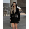 image:imageJW PEI Womens Valentina Structured Corset HoodieBlack