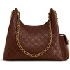 image:imageJW PEI Womens Vivian Quilted Chain Shoulder BagBrown
