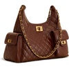 image:imageJW PEI Womens Vivian Quilted Chain Shoulder BagBrown