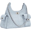 image:imageJW PEI Womens Vivian Quilted Chain Shoulder BagLight Blue