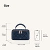 image:imageJW PEI Womens Vivienne Quilted Vanity Box Shape Top Handle Bag