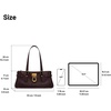 image:imageJW PEI Womens Yvette Elongated Tote BagDark Brown