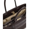 image:imageJW PEI Womens Ziva Metal Lock Decoration Tote BagDark Brown
