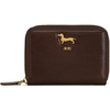 image:imageJW PEI Maeve Dachshund Metal Emblem Zip Wallet  BlackChocolate