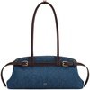 image:imageJW PEI Womens Arden Belt Detail EastWest Shoulder BagBlue Denim