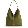 image:imageJW PEI Womens Aria Faux Suede Shoulder BagDark Olive