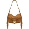 image:imageJW PEI Womens Avery Fringe Faux Suede Shoulder Bag