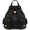 image:imageJW PEI Womens Avery Pebbled Drawstring Utility BackpackBlack Solid