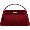 Burgundy Faux Suede