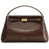 Dark Brown Croc