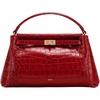Dark Burgundy Croc