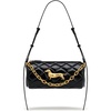 image:imageJW PEI Womens Dachshund Quilted Chain Shoulder BagBlack