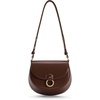 image:imageJW PEI Womens Diana Ring Flap Saddle Bag  BrownBrown