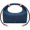 image:imageJW PEI Womens Ellie Metal Ring Embellished Top Handle BagBlue Denim