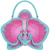 image:imageJW PEI Womens Flora Orchid Shaped Top Handle BagPink Blue