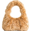 image:imageJW PEI Womens Gabbi Ruched Hobo HandbagFur Light Brown