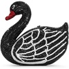 image:imageJW PEI Womens Kinsley Crystal Swan Clutch  Black