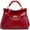 Burgundy Croc