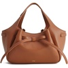image:imageJW PEI Womens Mabel Soft Bow Tote BagCaramel Brown