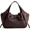 image:imageJW PEI Womens Mabel Soft Bow Tote BagDark Brown
