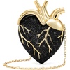 image:imageJW PEI Womens Maren Artificial Crystal Heart Shaped BagBlack Gold