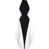 image:imageJW PEI Womens Monochrome Paneled Maxi DressBlack