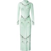 image:imageJW PEI Womens Moth Sheer Mesh GownGreenBeige