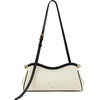 image:imageJW PEI Womens Naomi Satin Curved Shoulder BagBlack Canvas