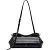 image:imageJW PEI Womens Naomi Satin Curved Shoulder BagBlack Croc
